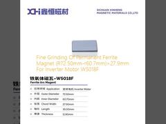 Sơn mịn của nam châm Ferrite vĩnh viễn (R72.50mm-r60.7mm) × 27.9mm cho động cơ Inverter W5018F